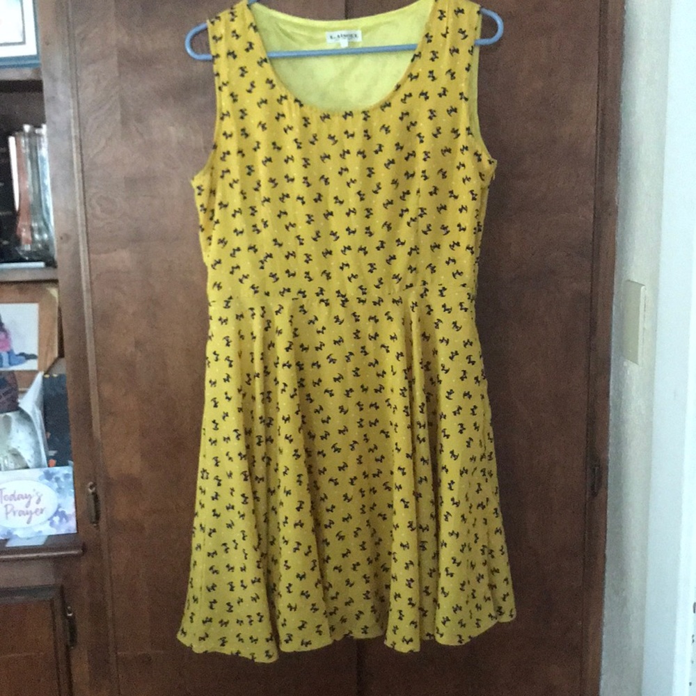 L.A. Soul Yellow Scottie Dog Sundress